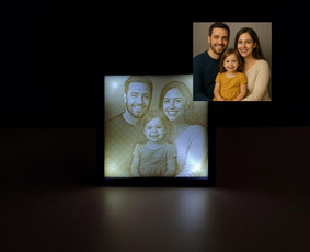 Interjeras, baldai - &Scaron;viečiantis nuotraukų rėmelis su 3D nuotrauka - 4