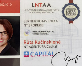 Kitos kategorijos - Sertifikuota NT brokerė Panevėžyje Rūta Kučinskienė - 1