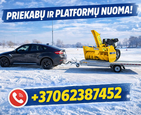 Transportas - Platformos,traliuku ir priekabu nuoma Alytus ! - 1
