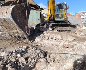 Statybinių atliekų i&scaron;vežimas - Griovimo darbai - 2