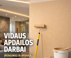 Vidaus apdailos darbai - Vakarų Apdaila - 1