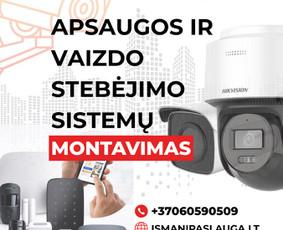 Statybos, apdaila - Apsaugos ir vaizdo stebėjimo sistemos - 1