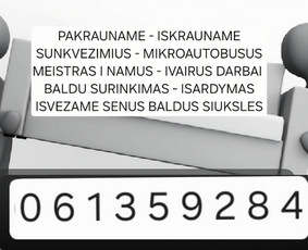 Statybos, apdaila - Kroveju pagalba - Pagalbiniai darbai - Perkraustymas - 1