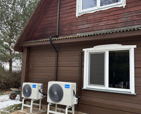 &Scaron;ilumos siurblių montavimas - Kondicionierių, &scaron;ilumos siurblių, rekuperatorių montavimas - 1