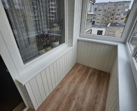 Statybos darbai - Balkonų vidinė apdaila - 3