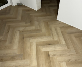 Laminato, vinilo (click sistema) klojimas, išlyginamasis / DASS grindų sprendimai / Darbų pavyzdys ID 4238792