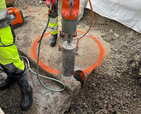 Betono pjovimas - Kiaurymių - Skylių gręžimas / Diamantdrill MB / Darbų pavyzdys ID 4239042