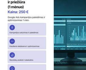Interneto svetainių administratoriai - Google/ Meta Ads kampanijos & Seo paruo&scaron;imas mažam verslui - 4