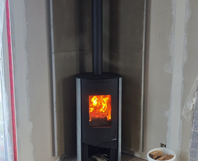 Statybos, apdaila - Visų tipų kaminai , židinių statyba , krosneliu pajungimas - 3