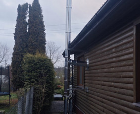 Statybos, apdaila - Visų tipų kaminai , židinių statyba , krosneliu pajungimas - 2