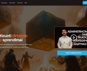 Svetainių kūrimas - Programėlių, svetainių, verslo sistemų kūrimas/programavimas - 1