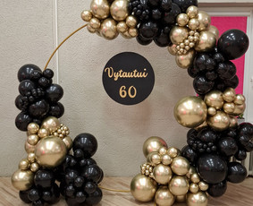 Renginiai, &scaron;ventės - Fotozonų dekoravimas balionų girliandomis/ balionų arkos - 3