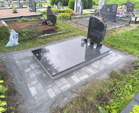 Granito plok&scaron;tės kapams, dengimas - Paminklų gamyba - 3