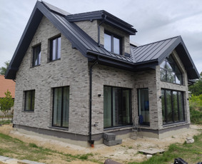 Fasadų apdaila, dažymas - Klinkerio klijavimas - 1