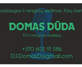 Renginių vedėjas Domas / Domas Dūda / Darbų pavyzdys ID 4245114