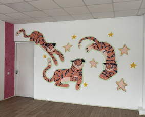 Piešimas/tapymas ant sienų, murals, piešimas ant stiklo / Samanta Lukauskaitė / Darbų pavyzdys ID 4245336