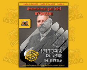 Nuotraukų restauravimas - Nuotraukų retu&scaron;avimas ir senų nuotraukų restauravimas - 1