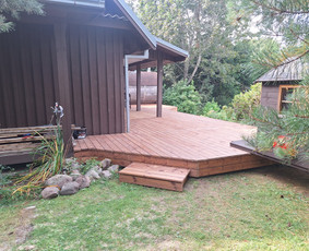 Statybos, apdaila - Medienos darbai terasų įrengimas - 2