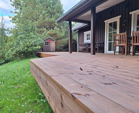 Statybos, apdaila - Medienos darbai terasų įrengimas - 1