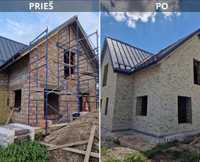 Statybos, apdaila - Klinkerio mūrijimas ir klijavimas - 2