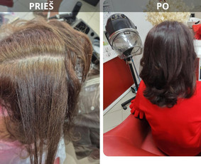 Grožio paslaugos - Viri&scaron;ki kirpimai, moterų kirpimai, dažymu technikos, sruoge, - 3