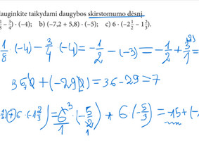 Pagalba sprendžiant matematinius uždavinius - Matematikos korepetitorė (1-8kl.) - 1