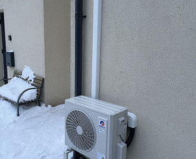 Santechnikai, santechnikos darbai - Oro kondicionierių oras/oras montavimas. - 1