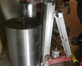 Statybos, apdaila - Grežeme skyles gelžbetonyje - 1