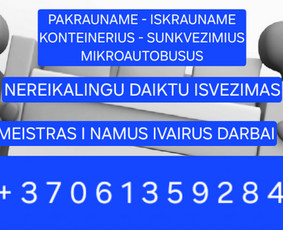 Pagalbiniai lauko darbai - Kroveju pagalba - Pagalbiniai darbai - Perkraustymas - 2