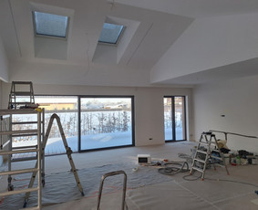 Sienų dažymas - Glaistymas-dažymas mechanizuotai - 3