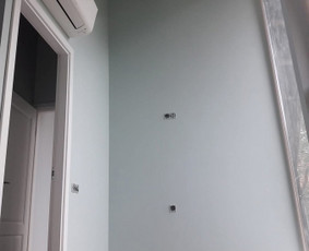 Sienų glaistymas - Glaistymas-dažymas mechanizuotai - 4