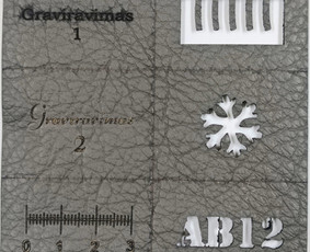 Natūralios ir dirbtinės odos graviravimas - Pjovimas, graviravimas lazeriu, medinių dėžių gamyba - 1