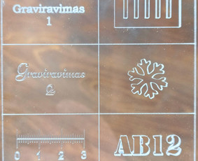 Pjaustymas lazeriu - Pjovimas, graviravimas lazeriu, medinių dėžių gamyba - 1