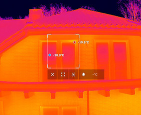 Statybos, apdaila - Termovizinės, naktinės drono nuotraukos. - 1