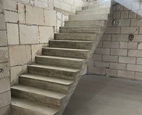 Statybos darbai - Betoniniai laiptai, vidaus ir lauko laiptų betonavimas - 2