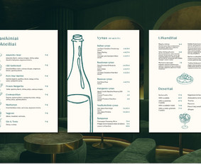 Kavinių ir restoranų meniu maketavimas - Brandingas / Soc. tinklai / Web dizainas / - 2