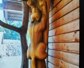 Medinių interjero detalių gamyba - Medžio skulptūros - 1