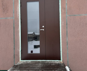 Langai, durys: gamyba, montavimas - &Scaron;arvo durys ,Lauko A +durys, Sandėliuko, Garažo vartų gamyba - 1