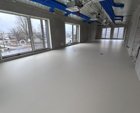 Grindų lyginimas - Liejamos epoksidinės grindys . Epodesign - 1