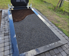 Kapo tvorelės - Kapaviečių dengimas granito plok&scaron;tėmis - 3