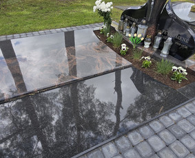 Granito plok&scaron;tės kapams, dengimas - Kapaviečių dengimas granito plok&scaron;tėmis - 2