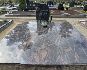 Granito plok&scaron;tės kapams, dengimas - Kapaviečių dengimas granito plok&scaron;tėmis - 1