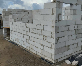 Mūro darbai, mūrijimas - Mūras, stogas, pamatas - 1