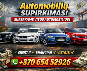 Automobilių supirkimas - Superkame Automobilius Klaipėdoje Ir Visoje Žemaitijoje - 1