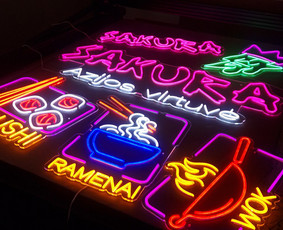 Reklamos gamyba - Led Neon užra&scaron;ų, &scaron;viesdėžių ir reklamos gamyba - 1