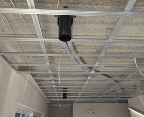 Pakabinamų lubų montavimas - Gipso Montavimo Darbai - 2