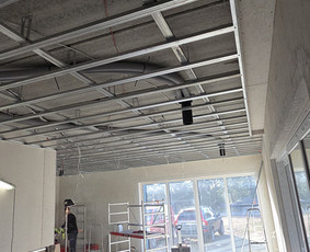 Pakabinamų lubų montavimas - Gipso Montavimo Darbai - 3