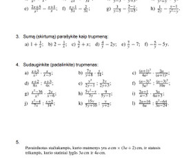 Pagalba sprendžiant matematinius uždavinius - Matematikos korepetitorė - 4