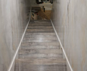 Laminato klojimas - Apdailos, santechnikos, elektros darbai. - 2