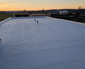 Plokščių Stogų Dengimas Pvc, Epdm ir bitumine Danga / Tvirti stogai / Darbų pavyzdys ID 4257239